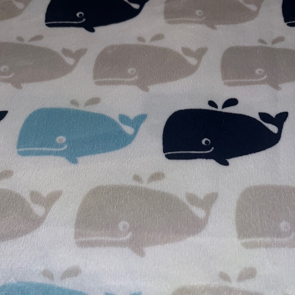 29”x36” Minky soft whale fabric - Picture 2 of 3